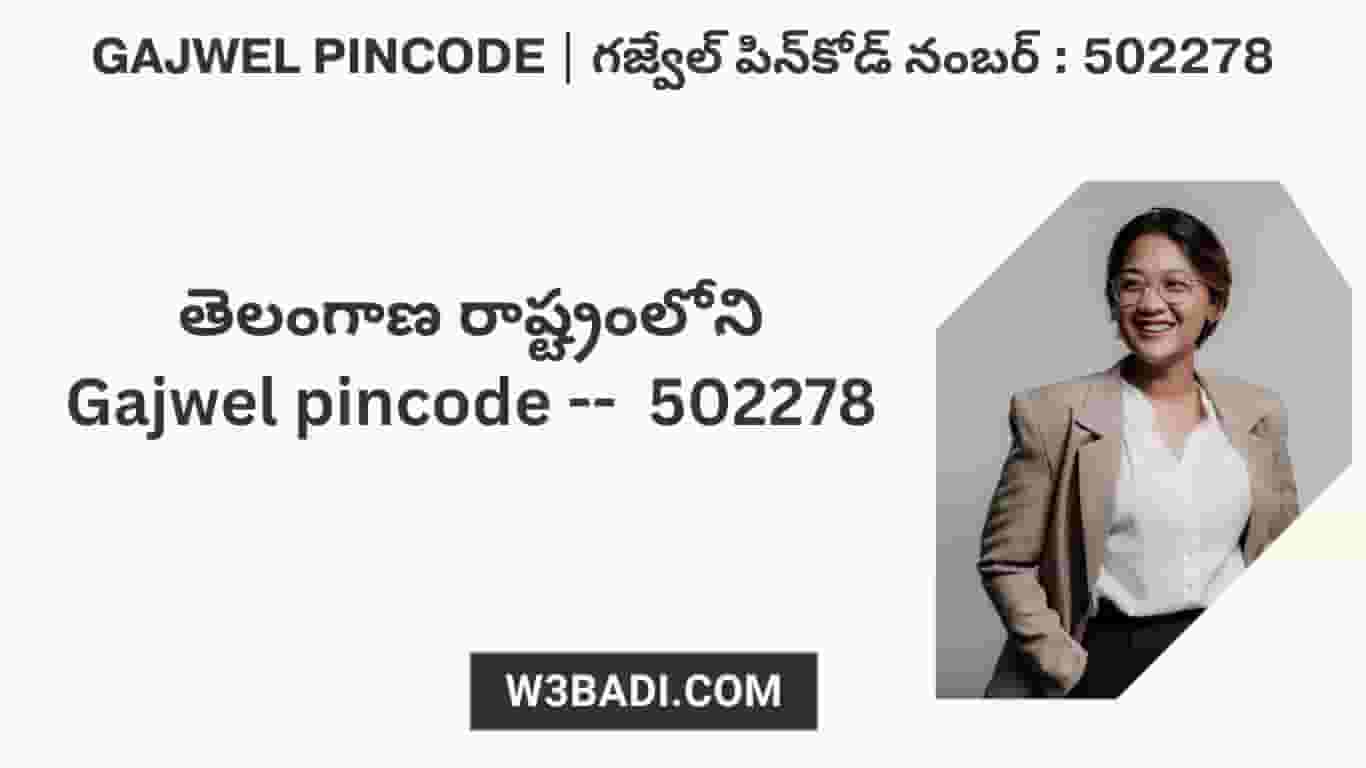 gajwel pincode